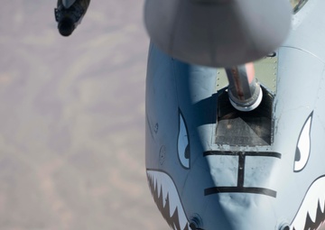 KC-135 Stratotanker team keeps warfighters fueled