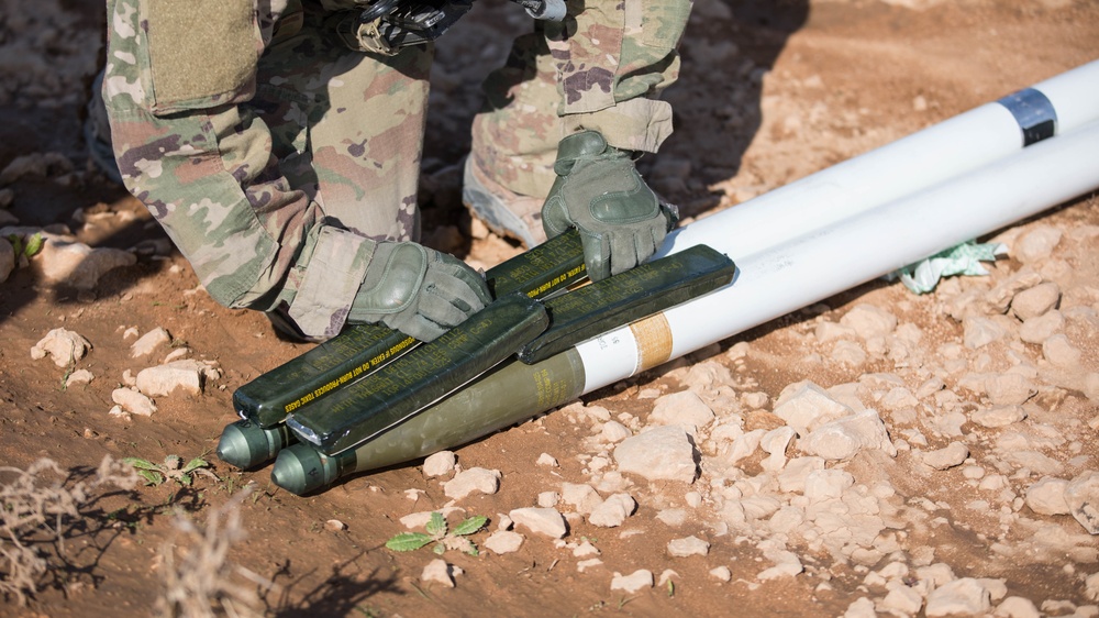 Explosive Ordnance Disposal Technicians Destroy Unexploded Ordnance