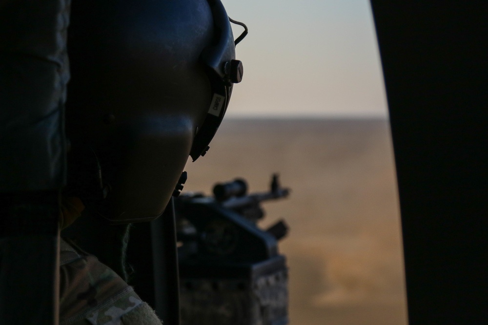 35th Combat Aviation Brigade Soldiers Conduct Aerial Gunnery