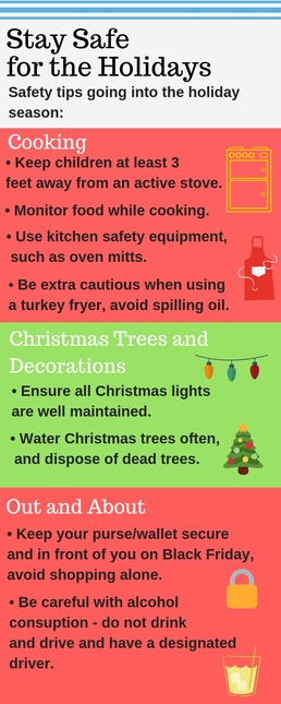 Keeping safety in mind for Thanksgiving, Christmas, New Year’s