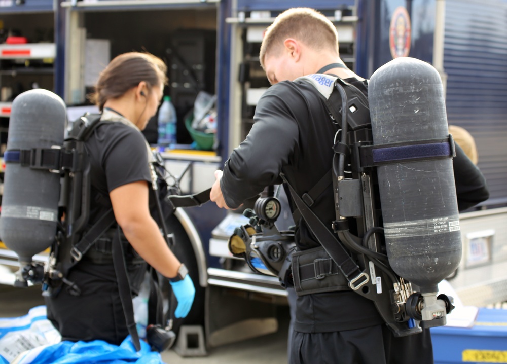 10th CST conducts training exercise with local Fire Departments
