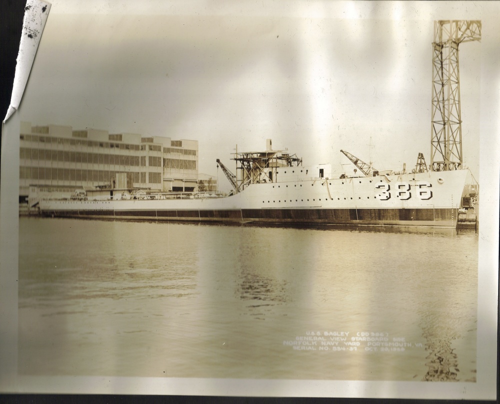 Building USS Bagley-Circa 1936