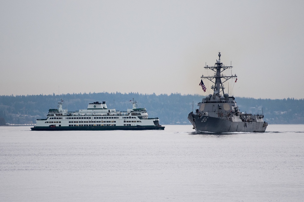 USS Shoup Homecoming