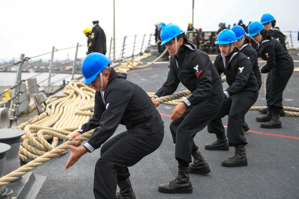 USS Shoup Homecoming