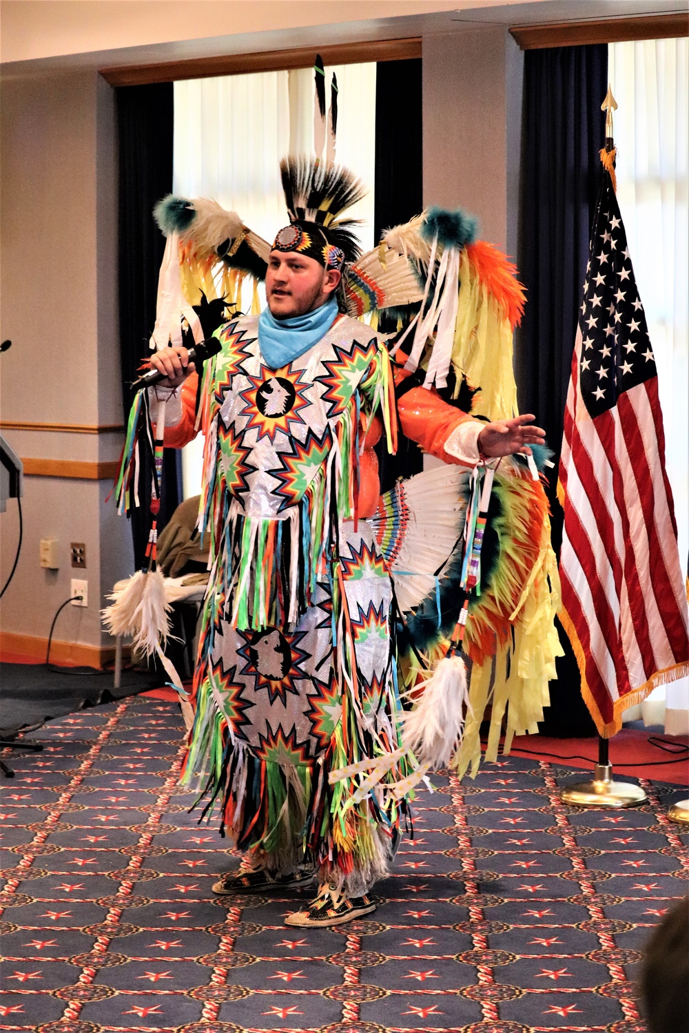 Comanche dancer shares traditions with Fort McCoy during observance