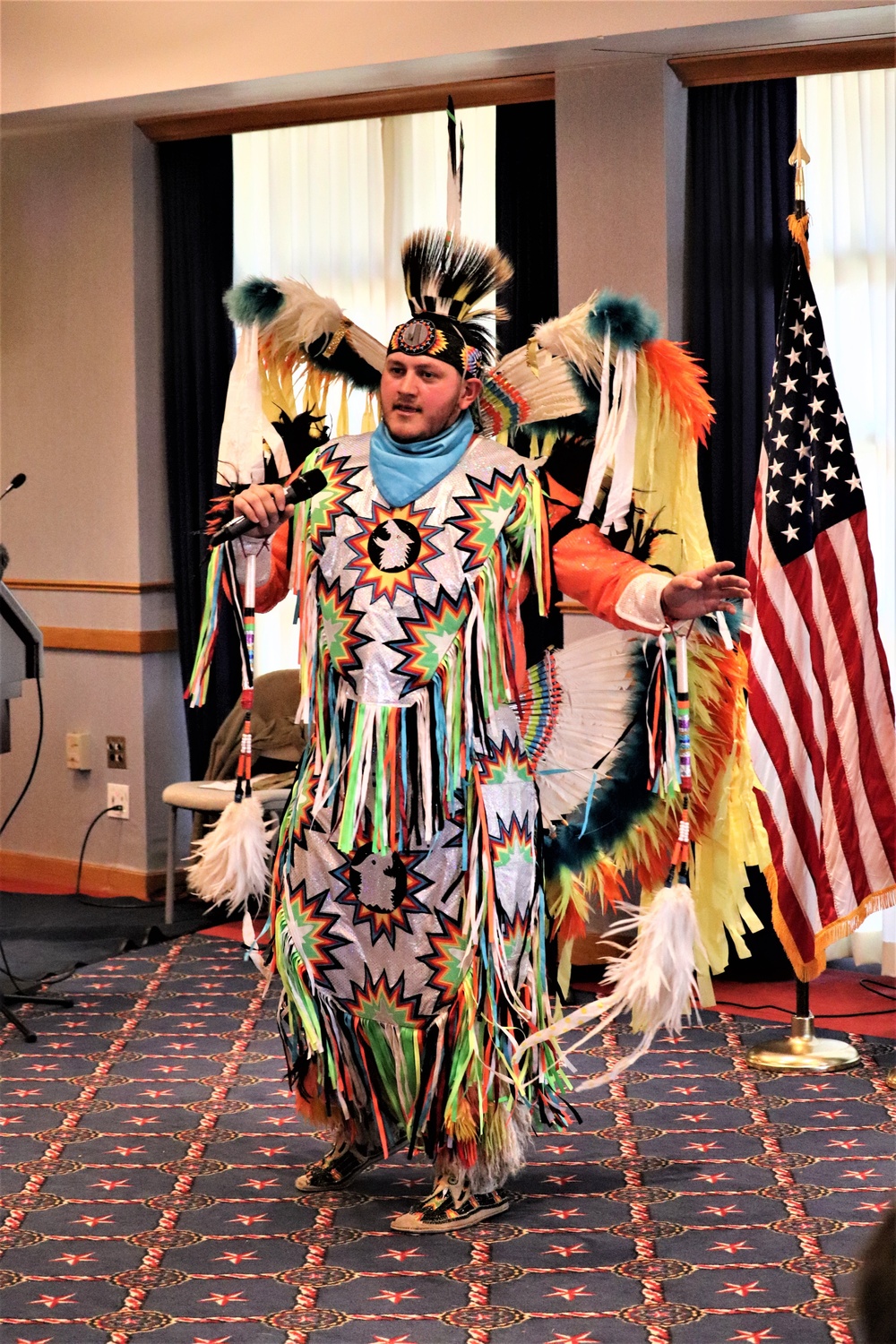 Comanche dancer shares traditions with Fort McCoy during observance