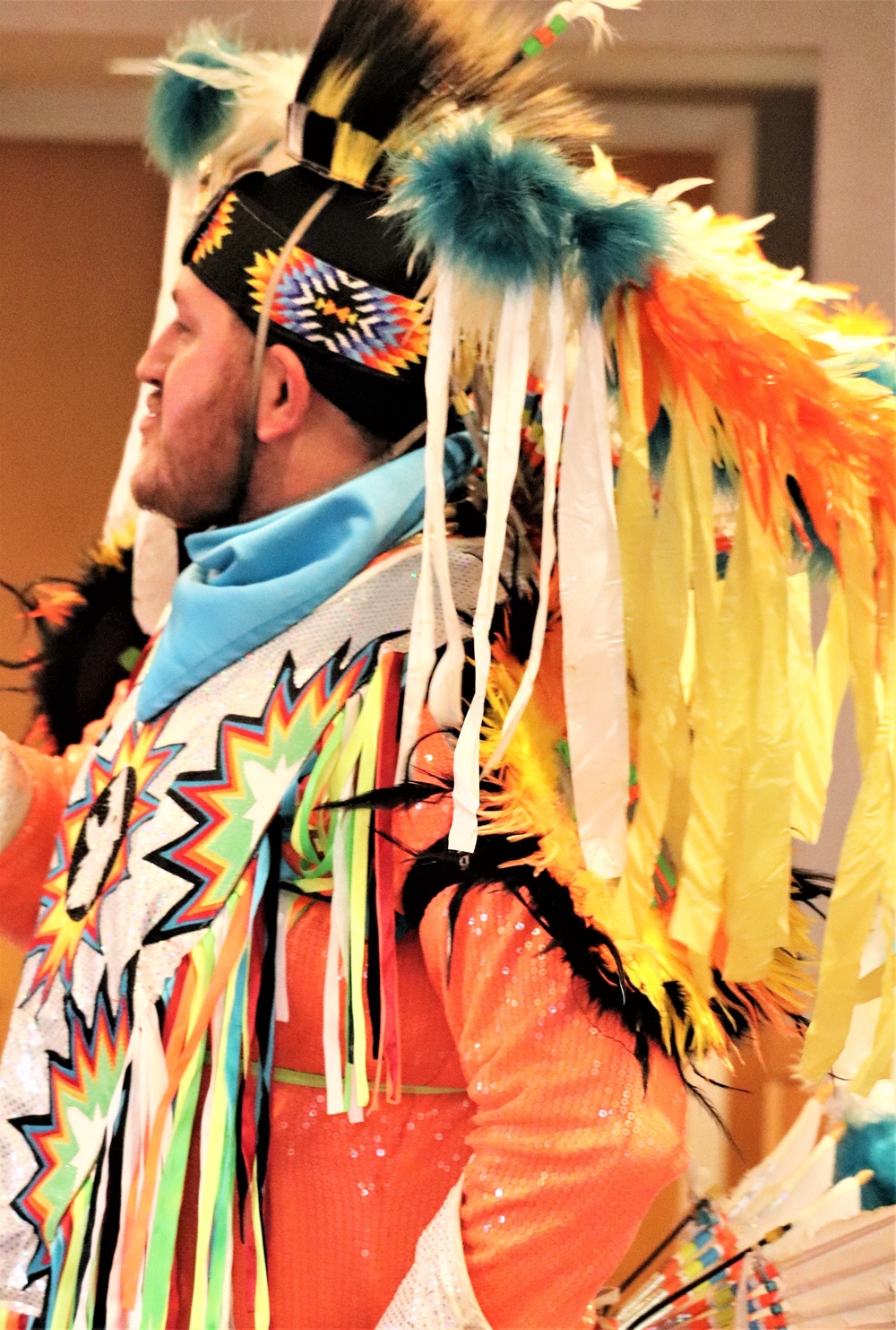 Comanche dancer shares traditions with Fort McCoy during observance