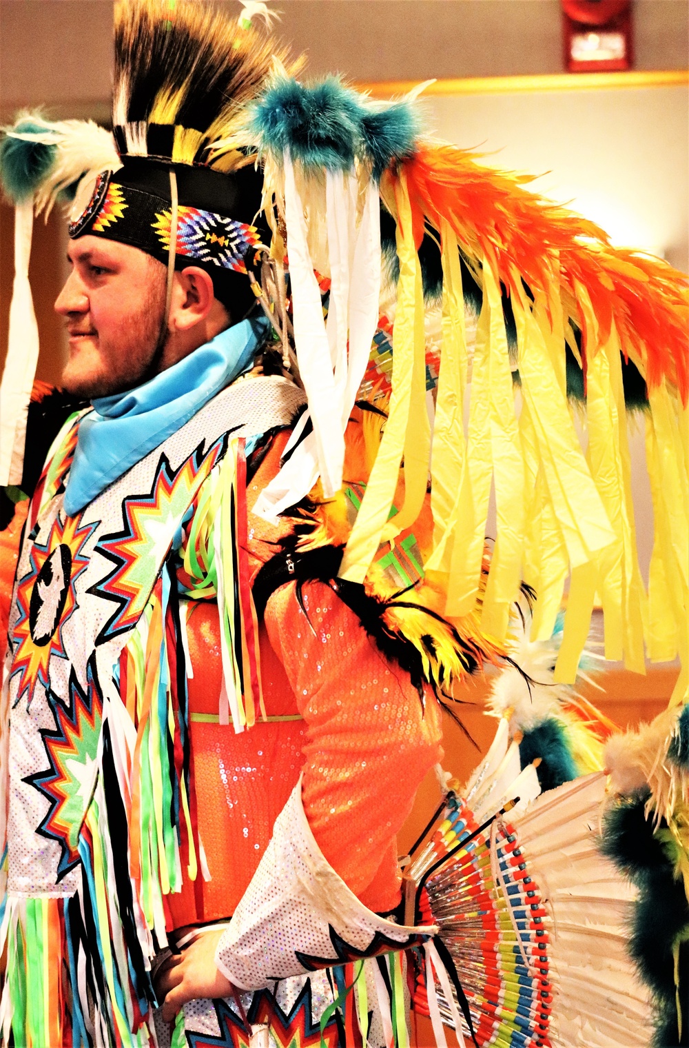 Comanche dancer shares traditions with Fort McCoy during observance