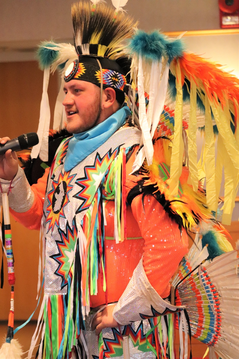 Comanche dancer shares traditions with Fort McCoy during observance