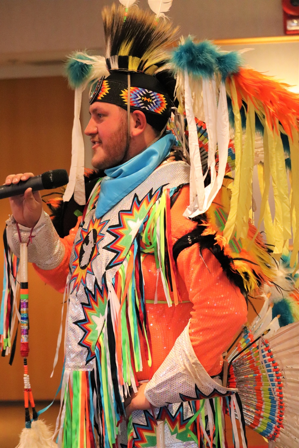 Comanche dancer shares traditions with Fort McCoy during observance