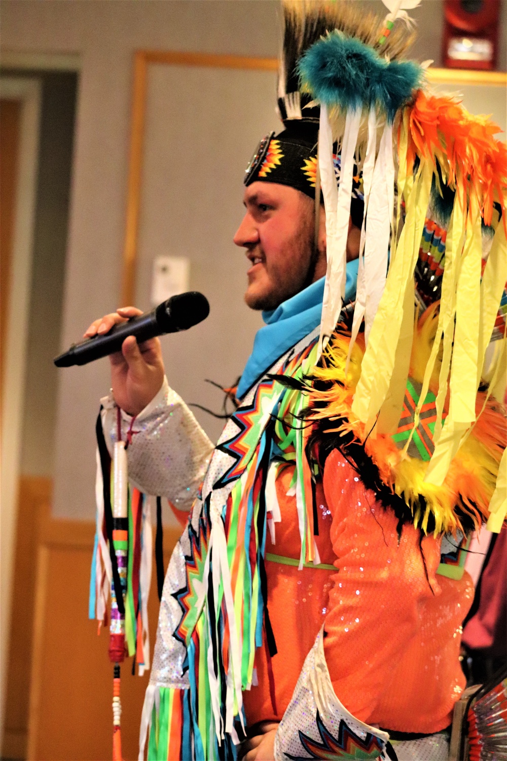 Comanche dancer shares traditions with Fort McCoy during observance