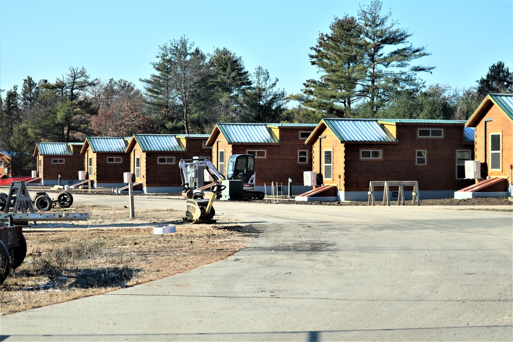 New cabins at Fort McCoy's Pine View Campground