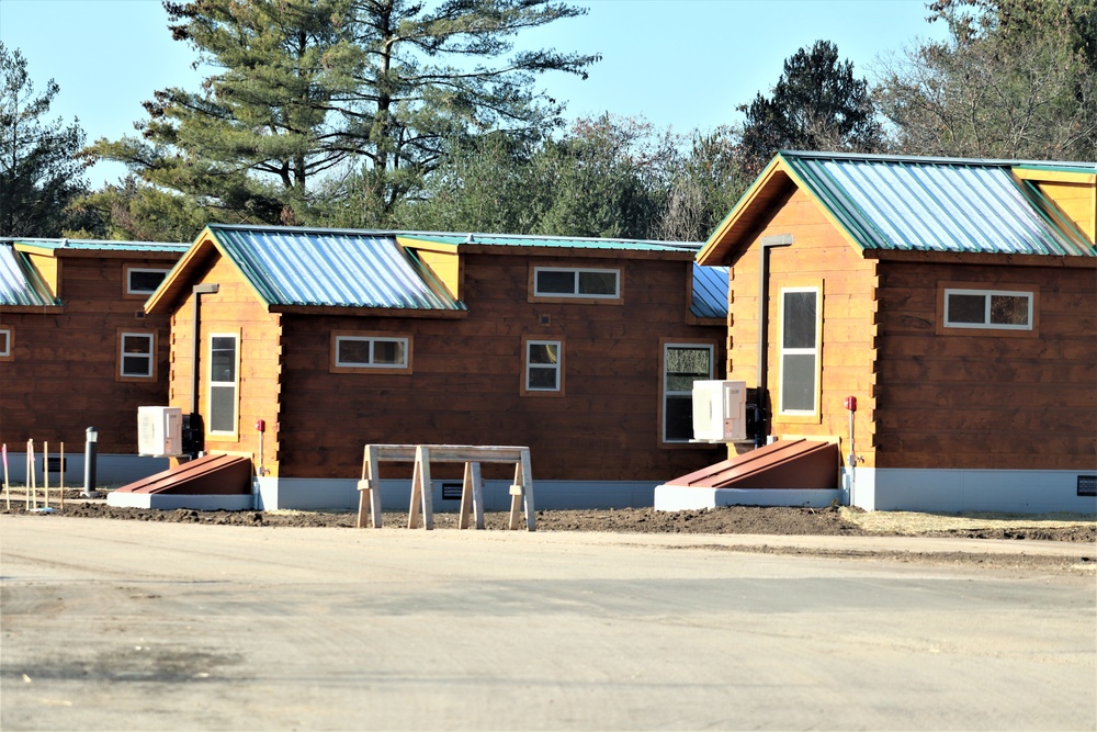 New cabins at Fort McCoy's Pine View Campground