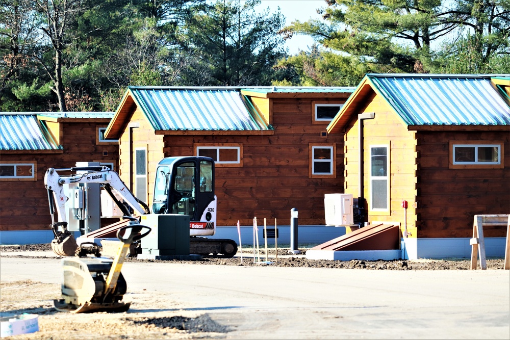 New cabins at Fort McCoy's Pine View Campground