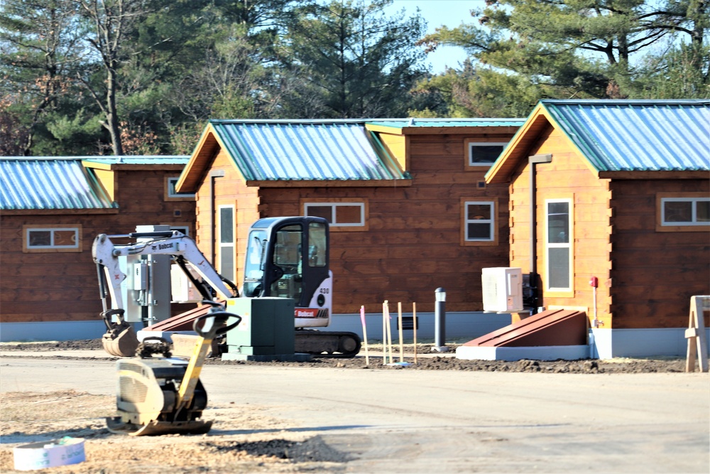 New cabins at Fort McCoy's Pine View Campground