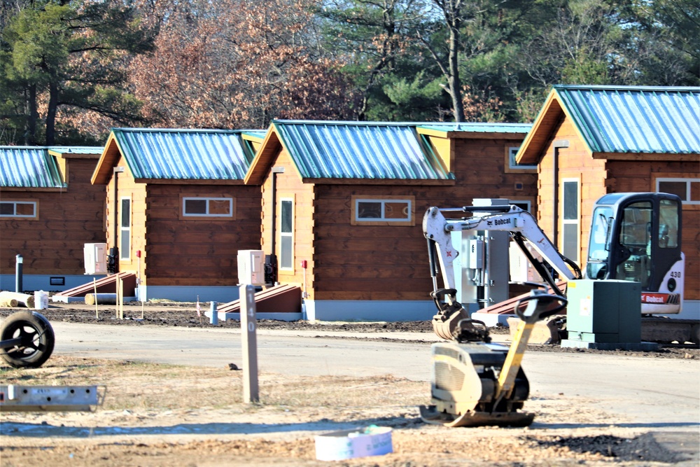 New cabins at Fort McCoy's Pine View Campground