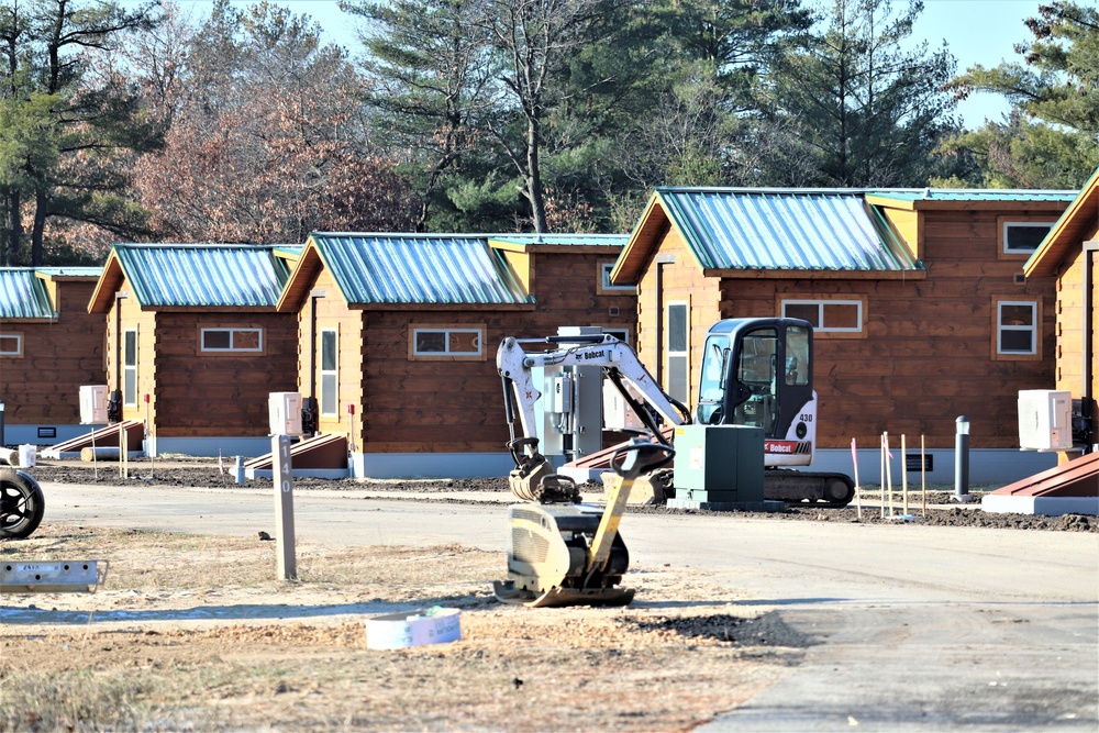 New cabins at Fort McCoy's Pine View Campground