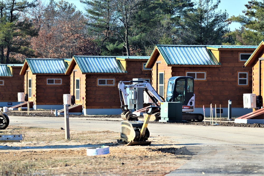 New cabins at Fort McCoy's Pine View Campground