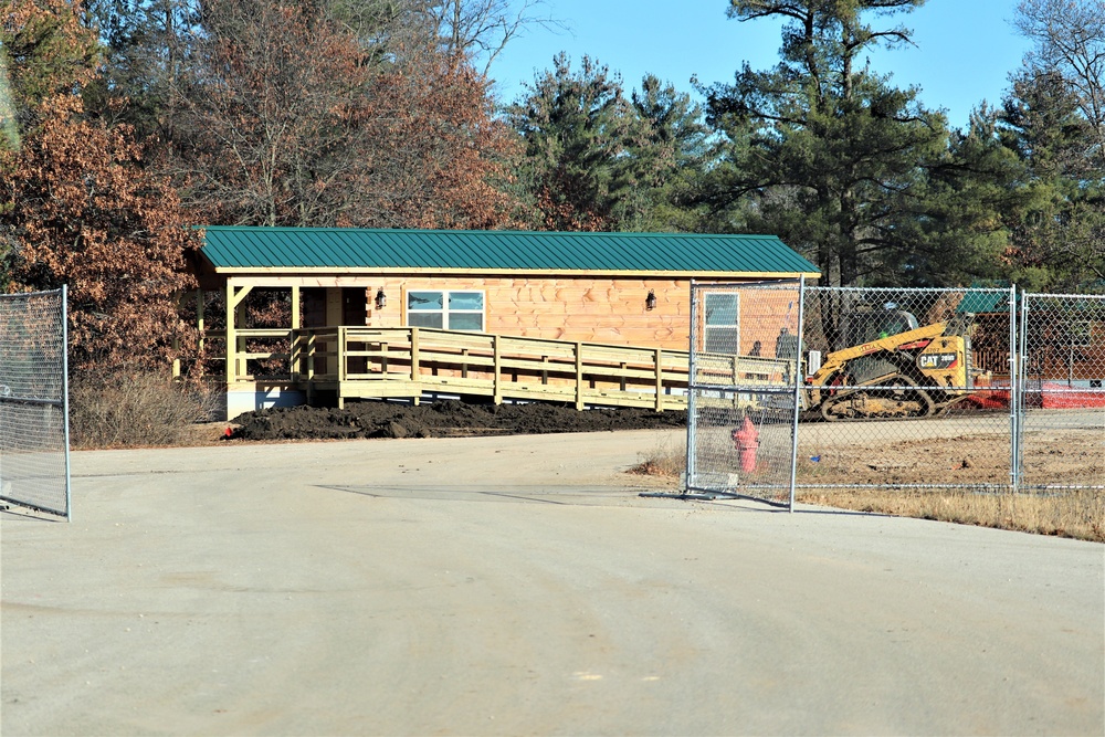 New cabins at Fort McCoy's Pine View Campground