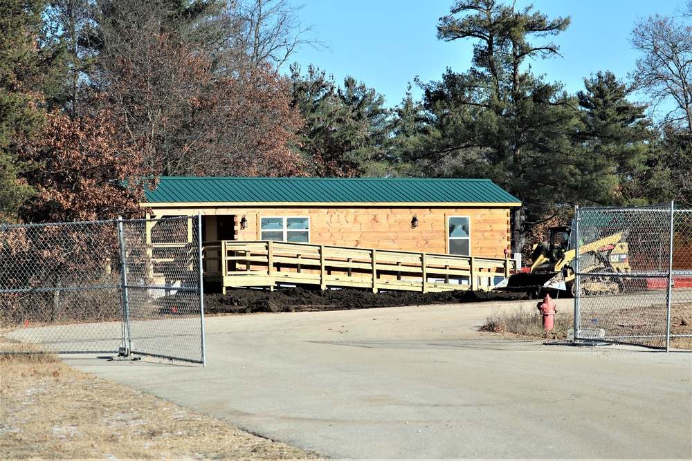 New cabins at Fort McCoy's Pine View Campground