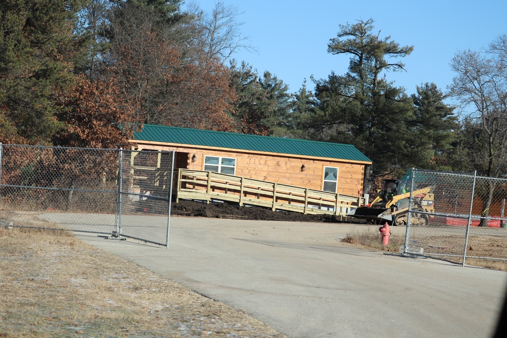 New cabins at Fort McCoy's Pine View Campground