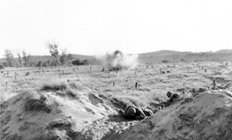 Infiltration Course at Camp McCoy in 1950