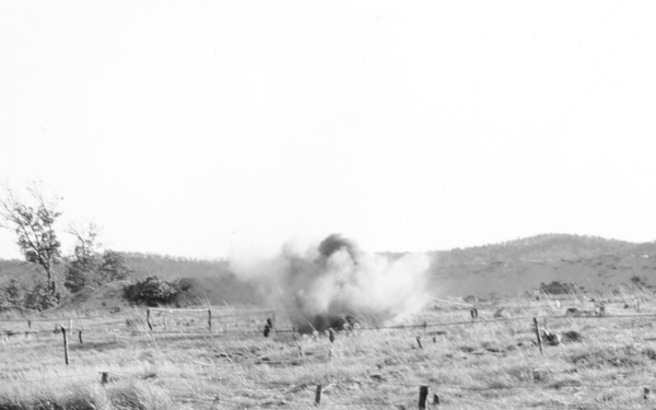Infiltration Course at Camp McCoy in 1950