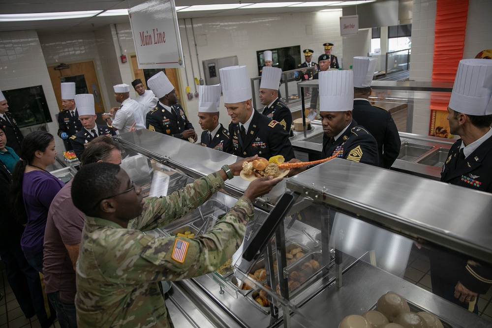 Thanksgiving Meal from 25th CAB senior leaders