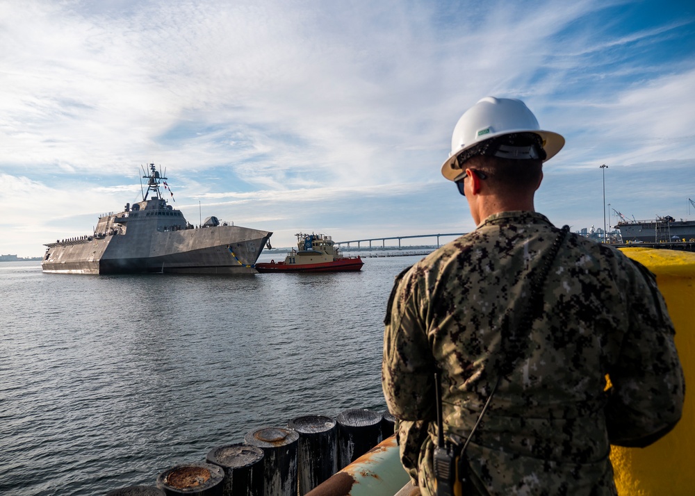 Future USS Tulsa Arrives in San Diego