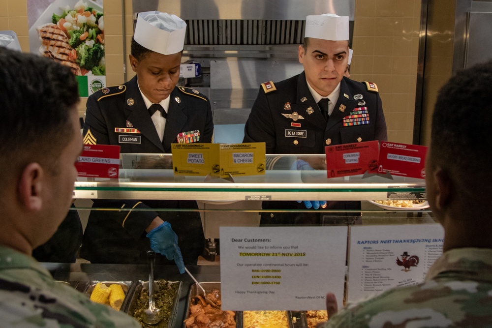 7th Infantry Division's Thanksgiving Meals at Joint Base Lewis-McChord