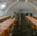 Army Soldiers decorate for Thanksgiving at Camp Donna