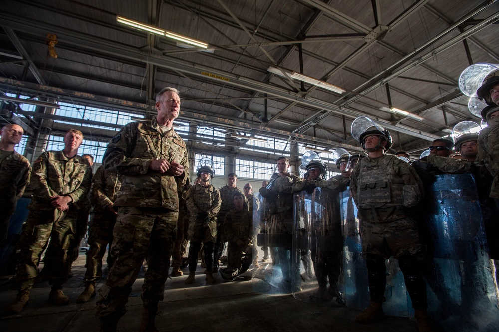 Gen. Terrence O'Shaughnessy Visits Service Members Supporting the Southwest Border