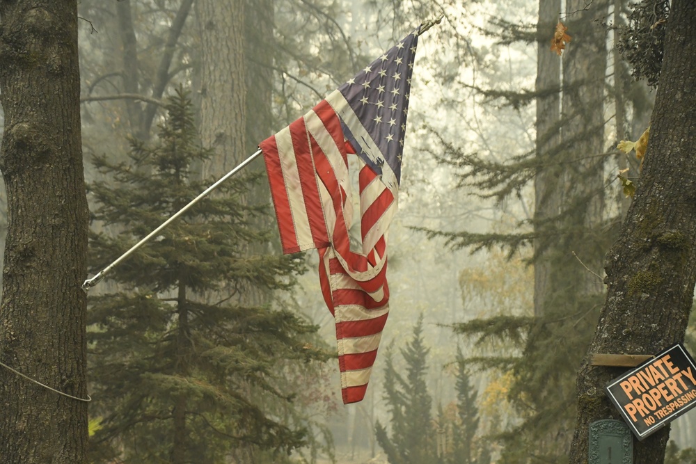 His Hometown Destroyed, Guardsman Finds Purpose in Camp Fire Activation