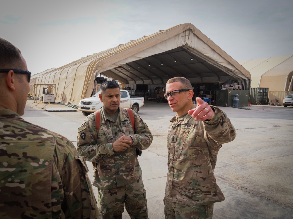 Command Sgt. Maj. of U.S. Army Forces Command Visits 35th CAB