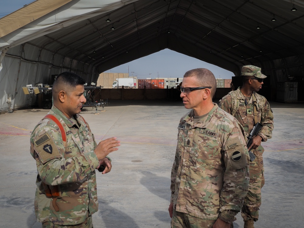 Command Sgt. Maj. of U.S. Army Forces Command Visits 35th CAB