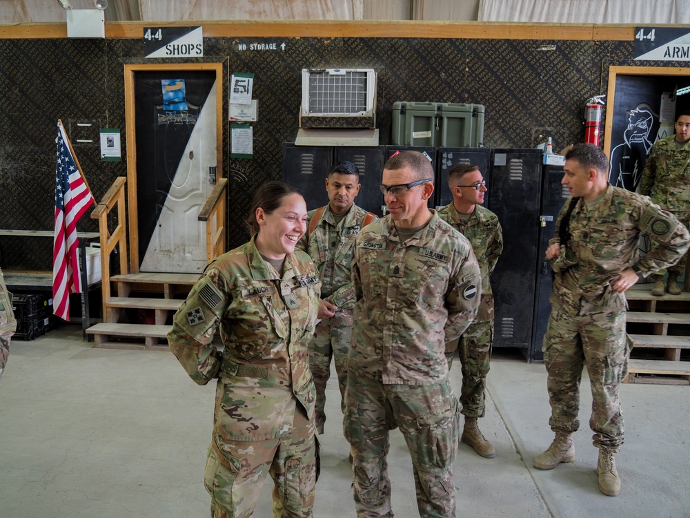 Command Sgt. Maj. of U.S. Army Forces Command Visits 35th CAB