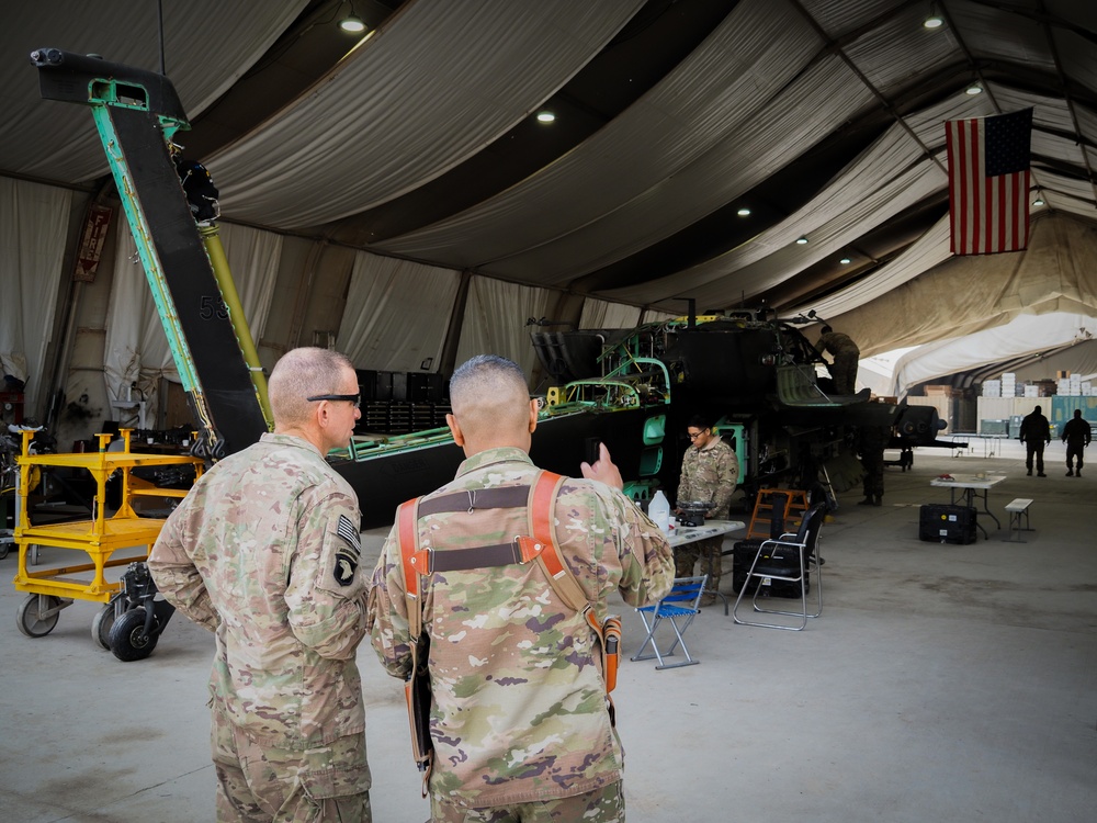 Command Sgt. Maj. of U.S. Army Forces Command Visits 35th CAB