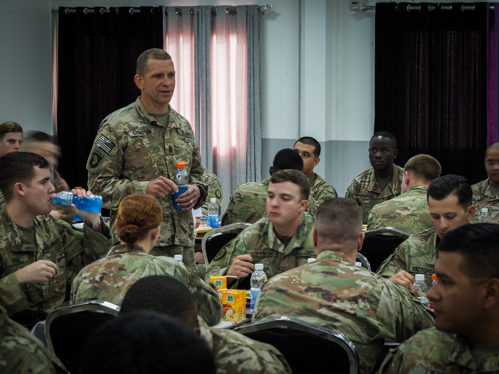 Command Sgt. Maj. of U.S. Army Forces Command Visits 35th CAB