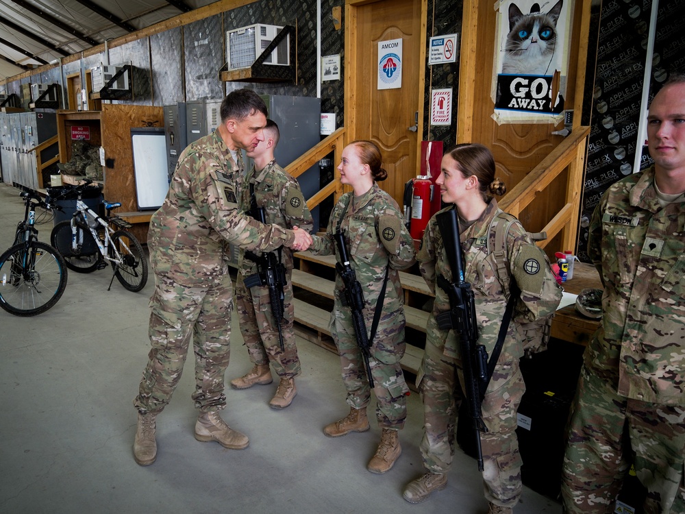 Command Sgt. Maj. of U.S. Army Forces Command Visits 35th CAB