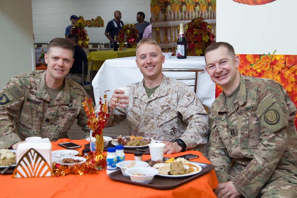 Camp Arifjan, Kuwait Thanksgiving 2018