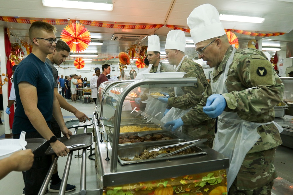 USARCENT Soldiers Celebrate Thanksgiving