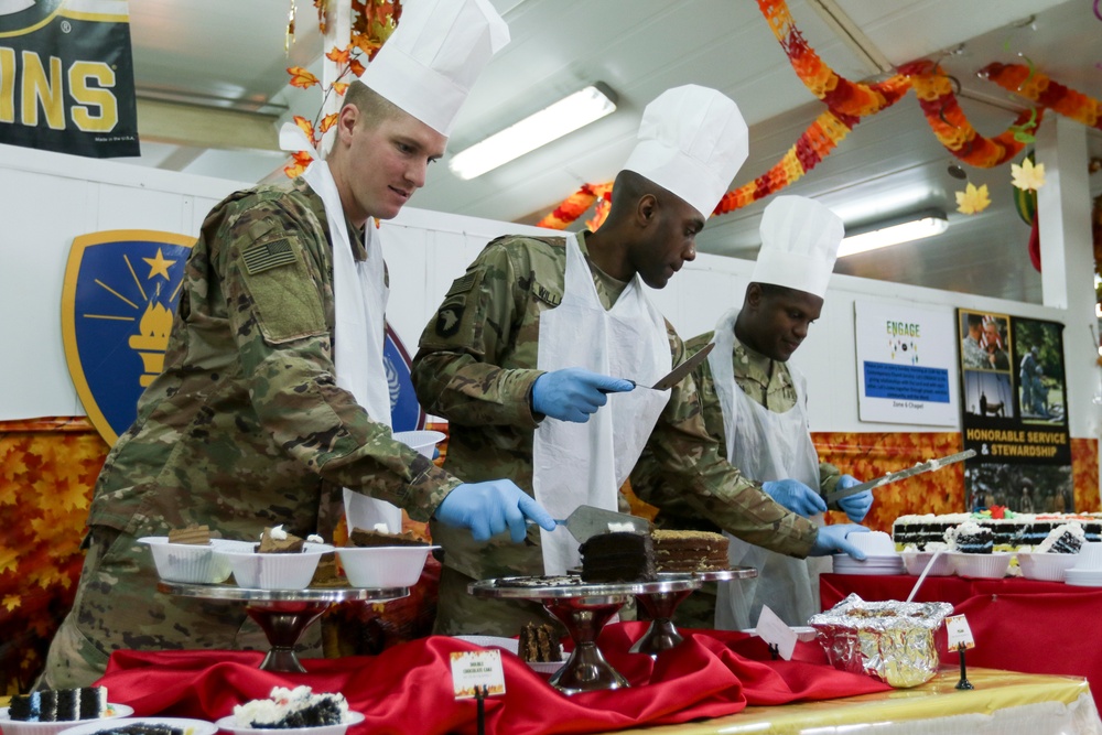 USARCENT Soldiers Celebrate Thanksgiving