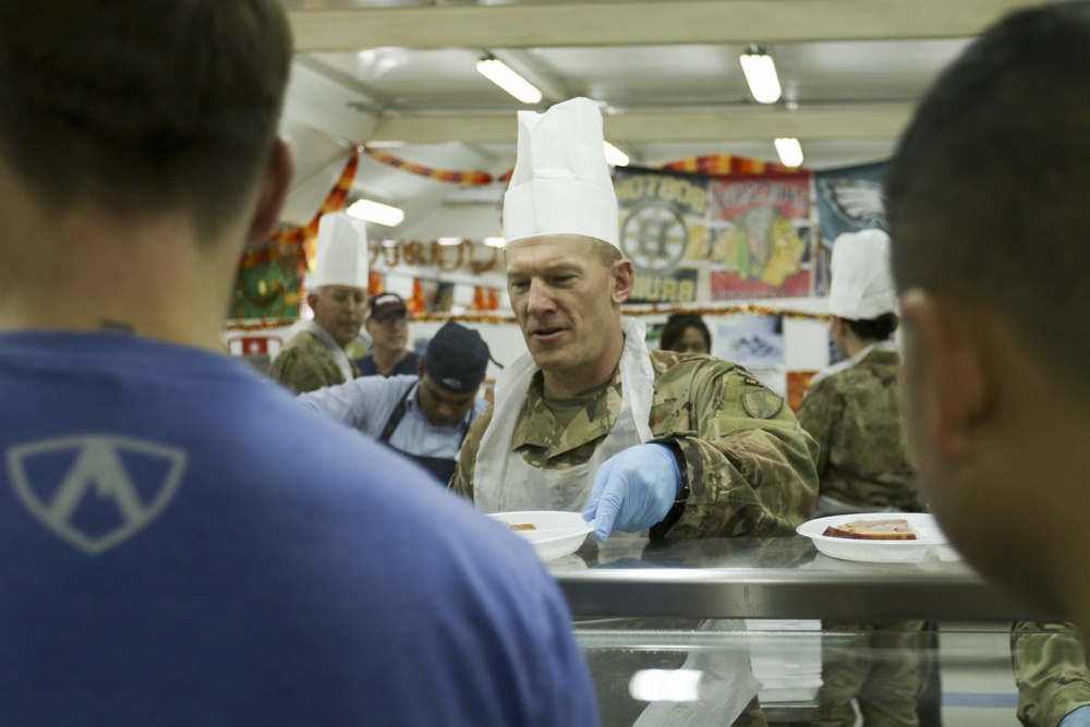 USARCENT Soldiers Celebrate Thanksgiving