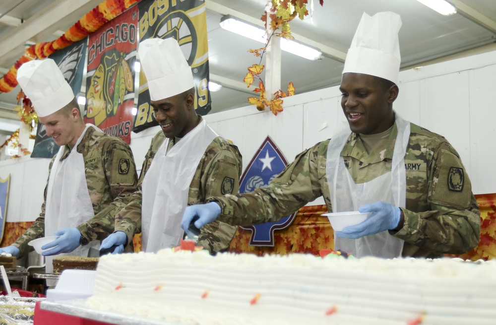 USARCENT Soldiers Celebrate Thanksgiving