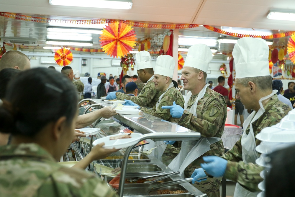 USARCENT Soldiers Celebrate Thanksgiving