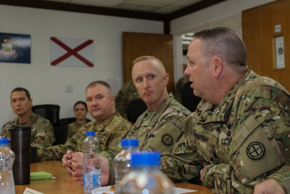 Gen. Lengyel Shares Thanksgiving Breakfast With Deployed Troops