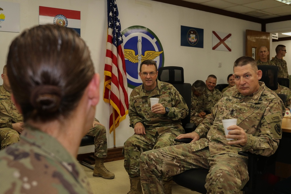 Gen. Lengyel Shares Thanksgiving Breakfast With Deployed Troops