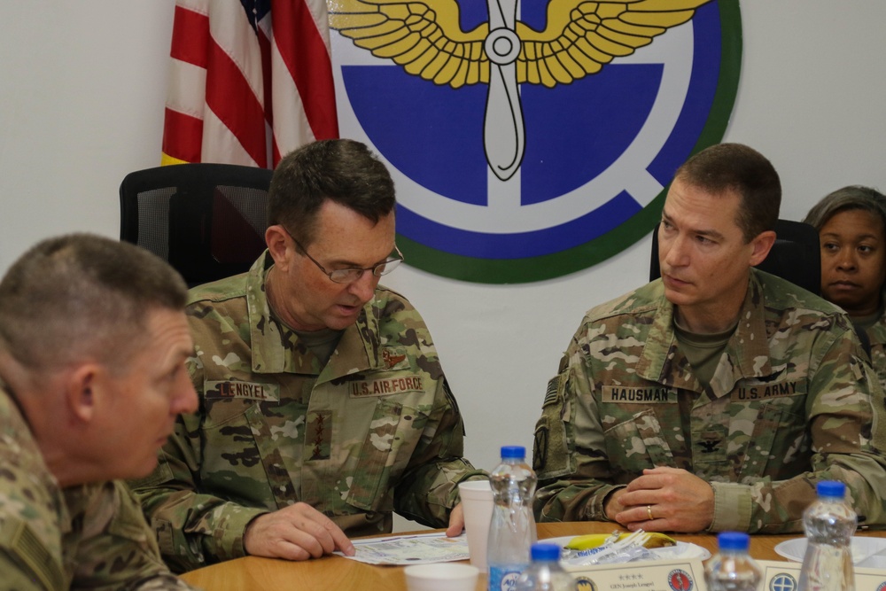 Gen. Lengyel Shares Thanksgiving Breakfast With Deployed Troops
