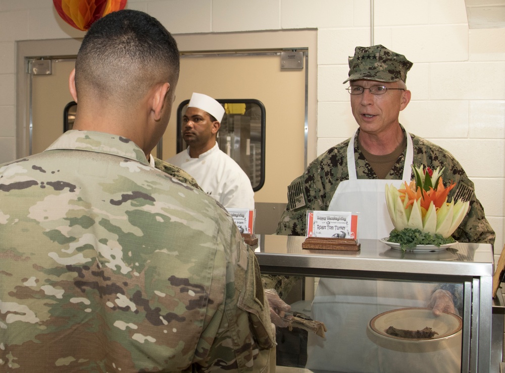 SOUTHCOM &amp; JTF Leaders celebrate Thanksgiving with Troopers