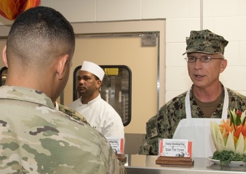 SOUTHCOM & JTF Leaders celebrate Thanksgiving with Troopers